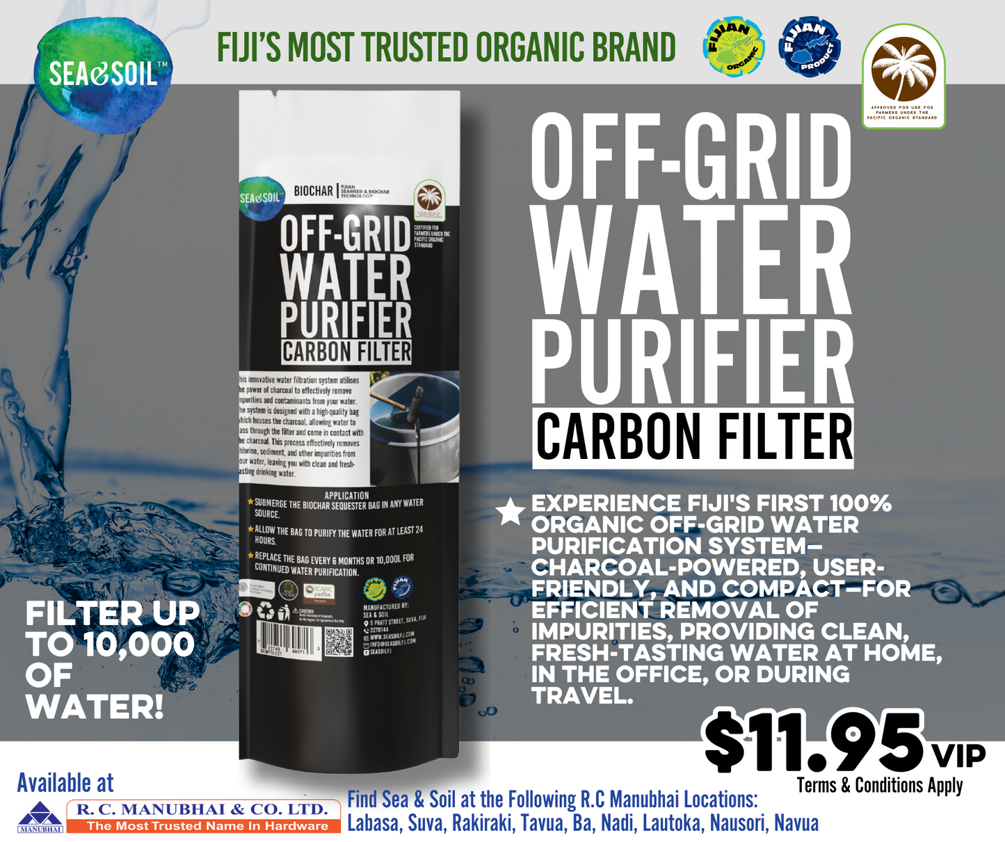 Off-Grid Water Purifier: Carbon Filter